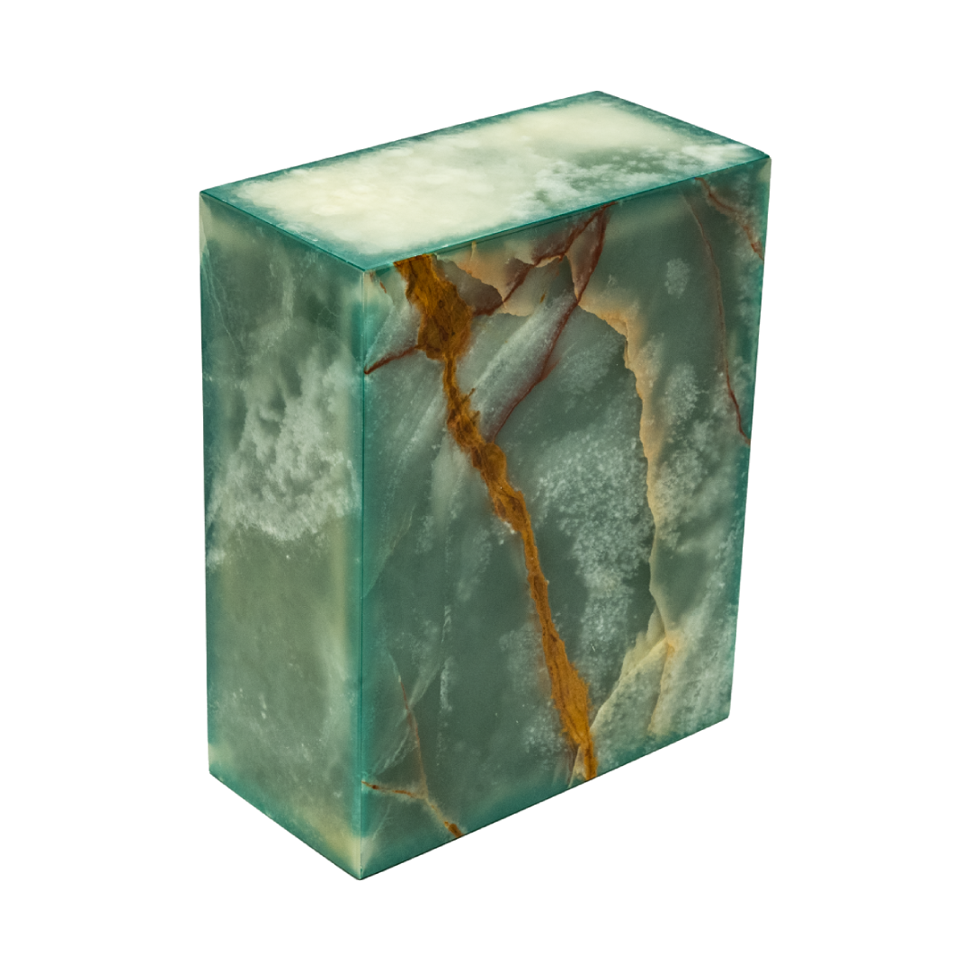 Eternity Onyx Emerald Rectangle Urn