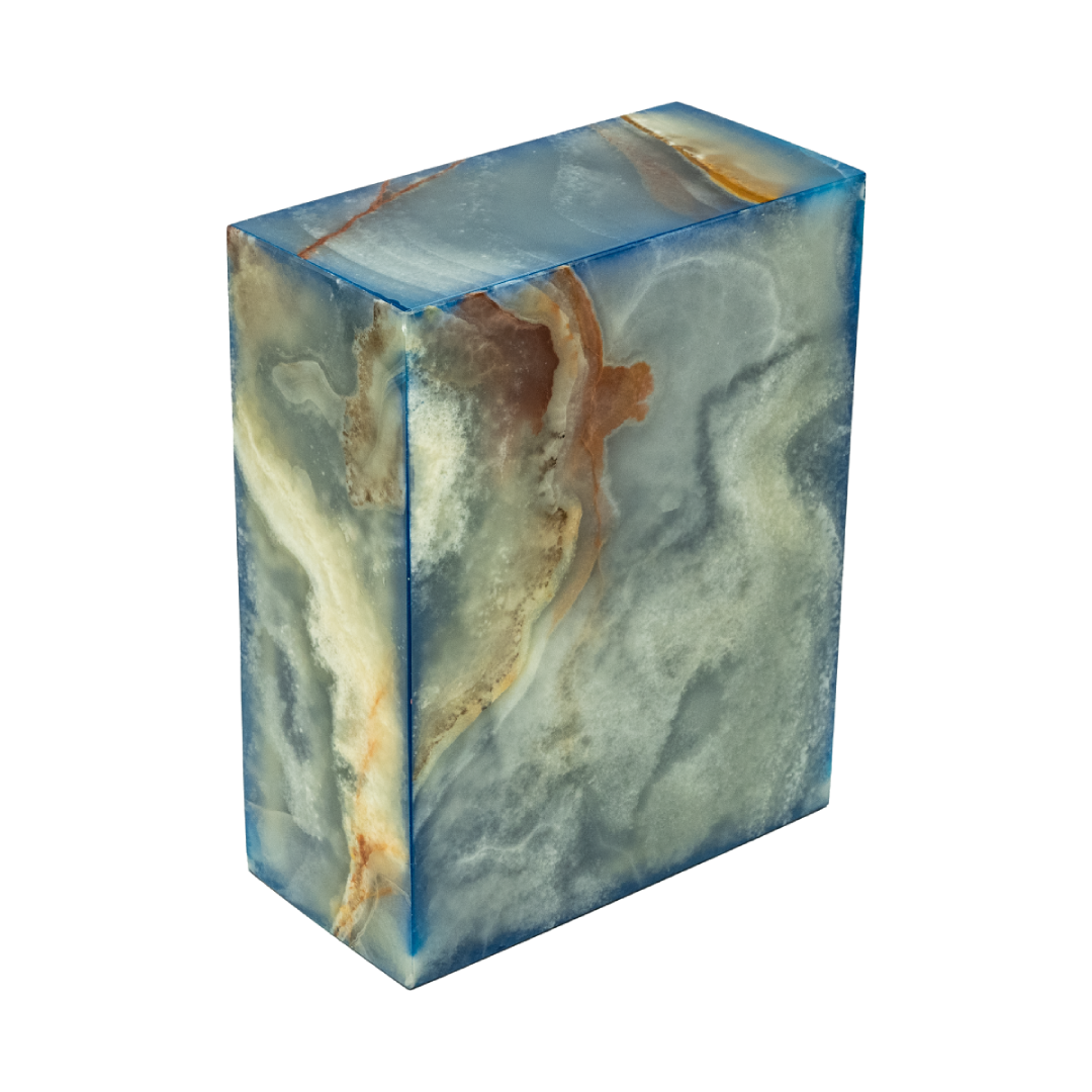 Eternity Onyx Sapphire Rectangle Urn