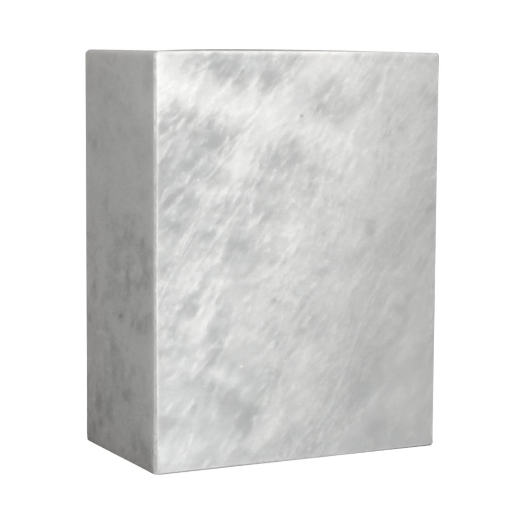 Eternity Antique White Rectangle Urn