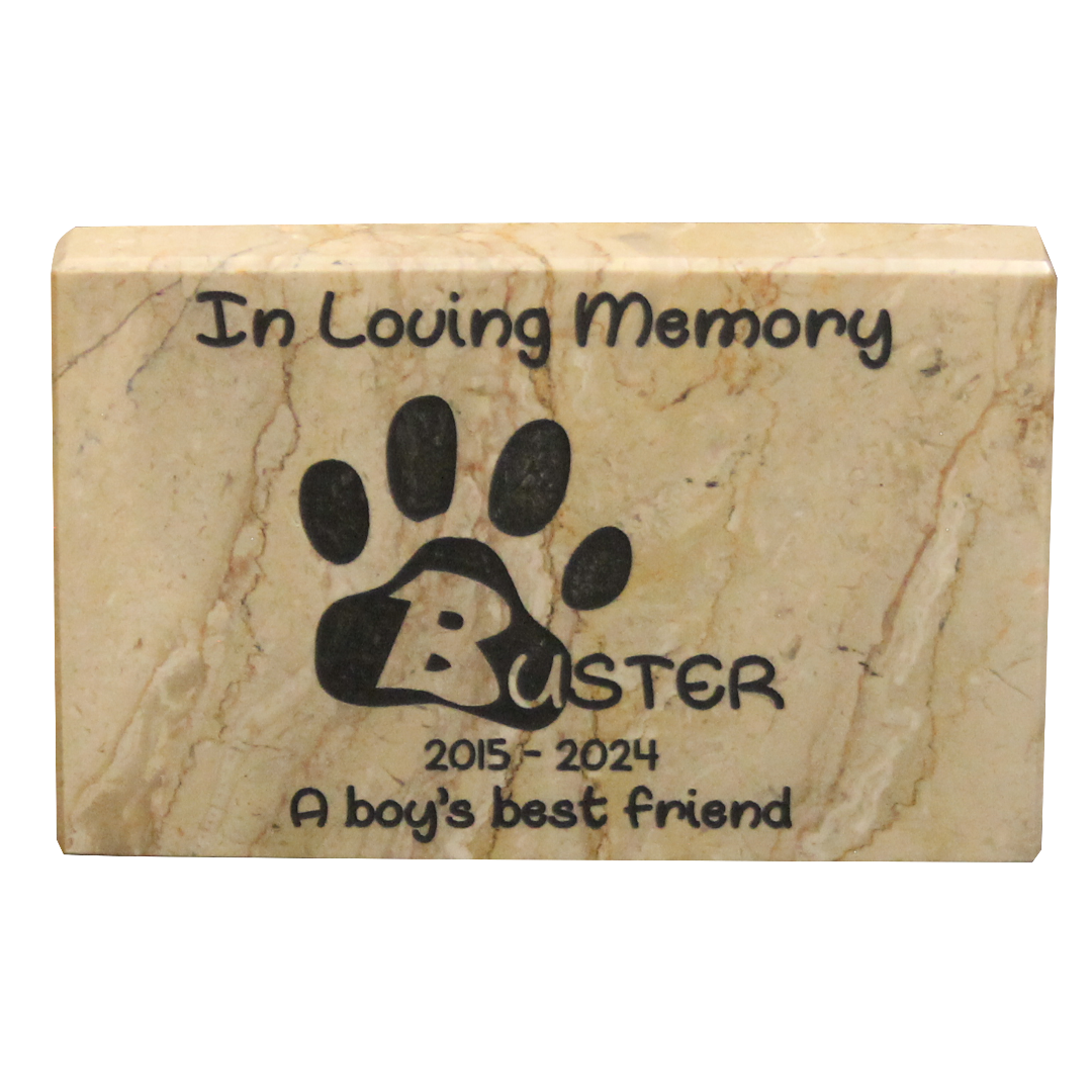 Niche Name Plaque Cameo