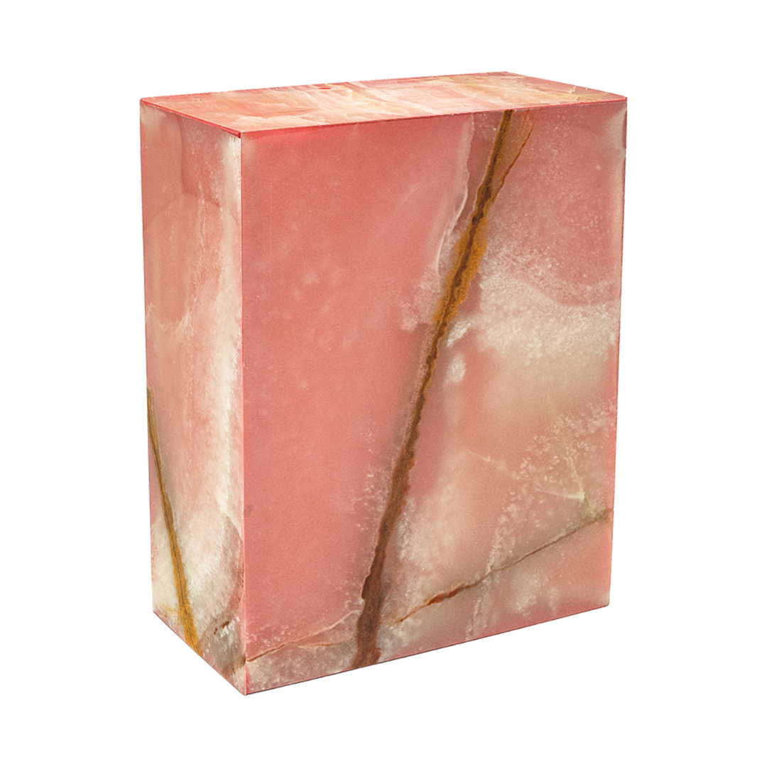 Eternity Onyx Pink Pearl Rectangle Urn
