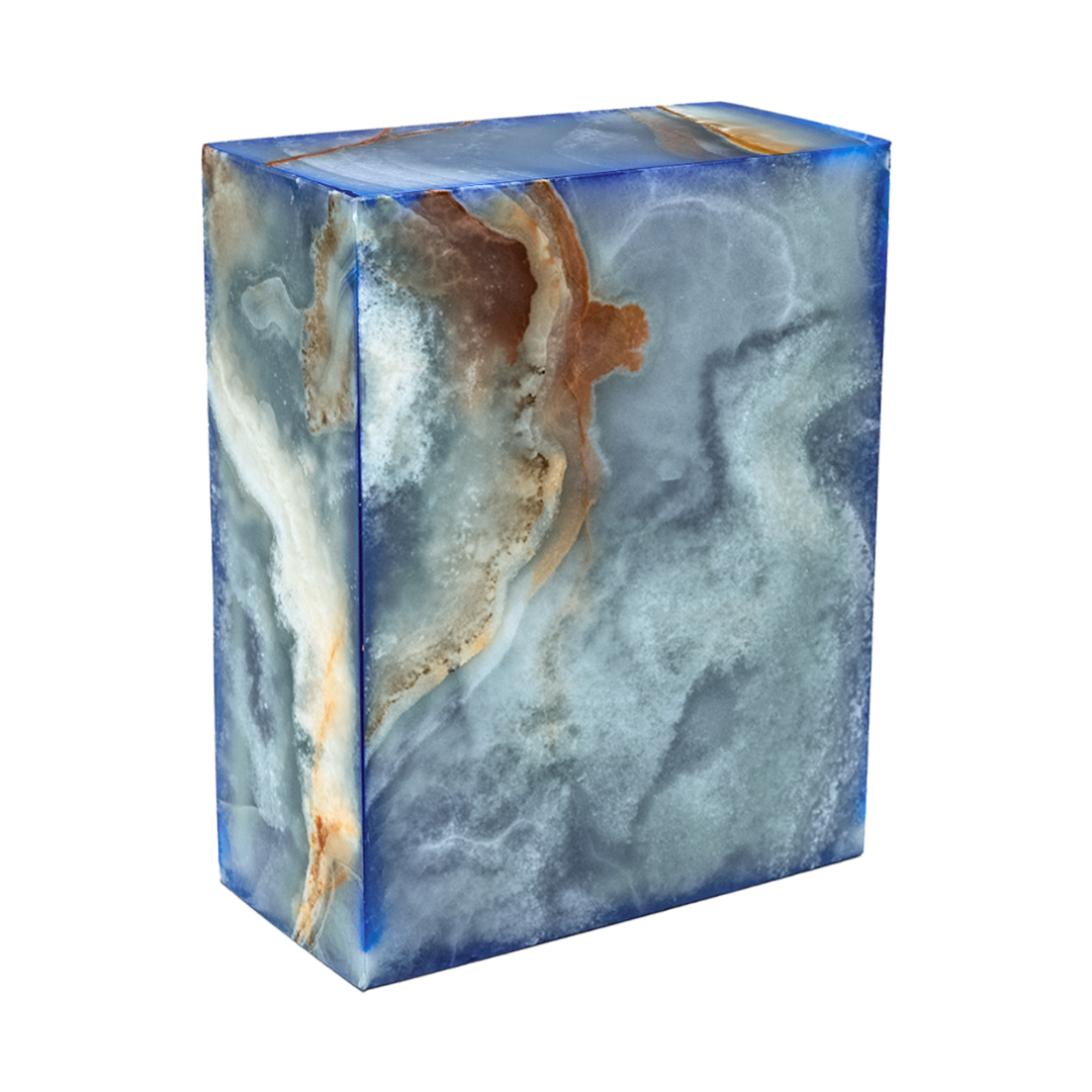 Eternity Onyx Sapphire Rectangle Urn
