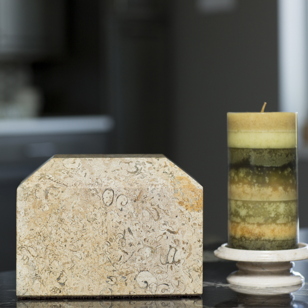 Summit Fossil Stone Box Urn