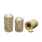 Large Fossil Stone Memorial Tea Light Candle Holder