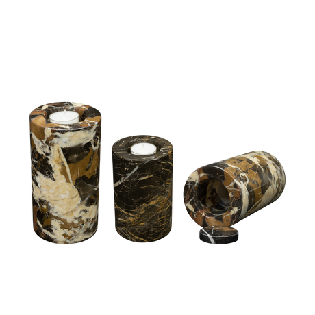 Large King Gold Memorial Tea Light Candle Holder