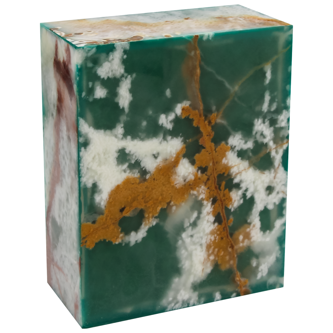Eternity Onyx Emerald Rectangle Urn