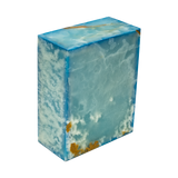 Eternity Onyx Aquamarine Rectangle Urn