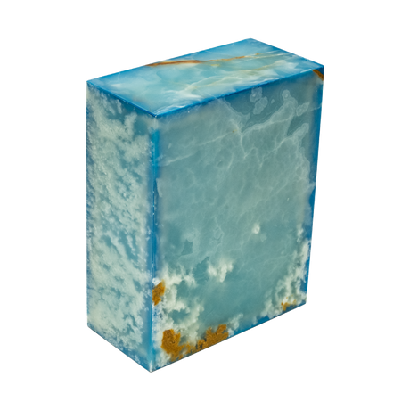 Eternity Onyx Aquamarine Rectangle Urn