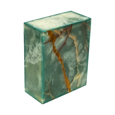 Eternity Onyx Emerald Rectangle Urn