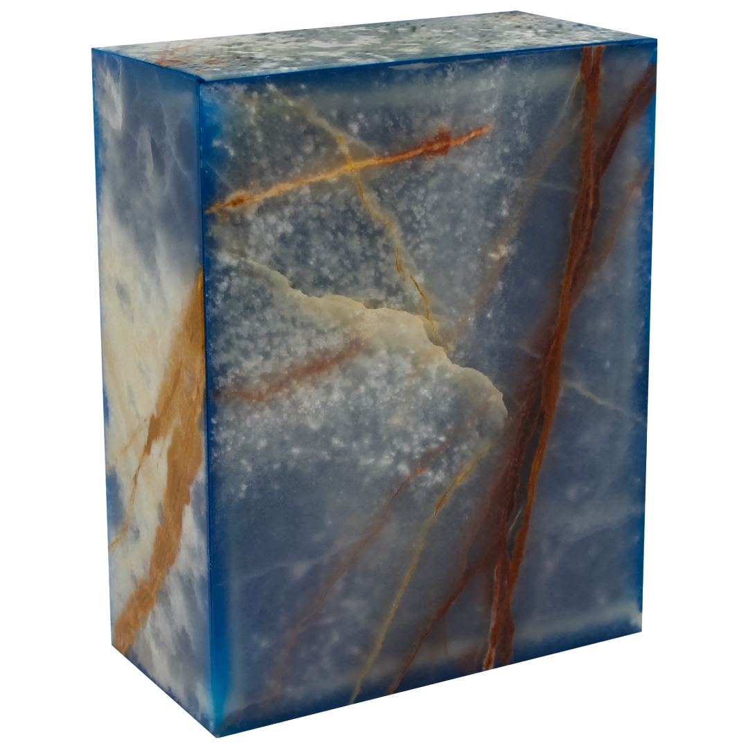 Eternity Onyx Sapphire Rectangle Urn