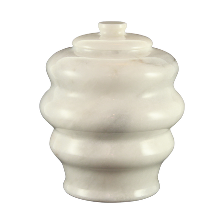 Fuji Antique White Pet Urn