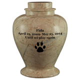 Lassie Cameo Pet Urn