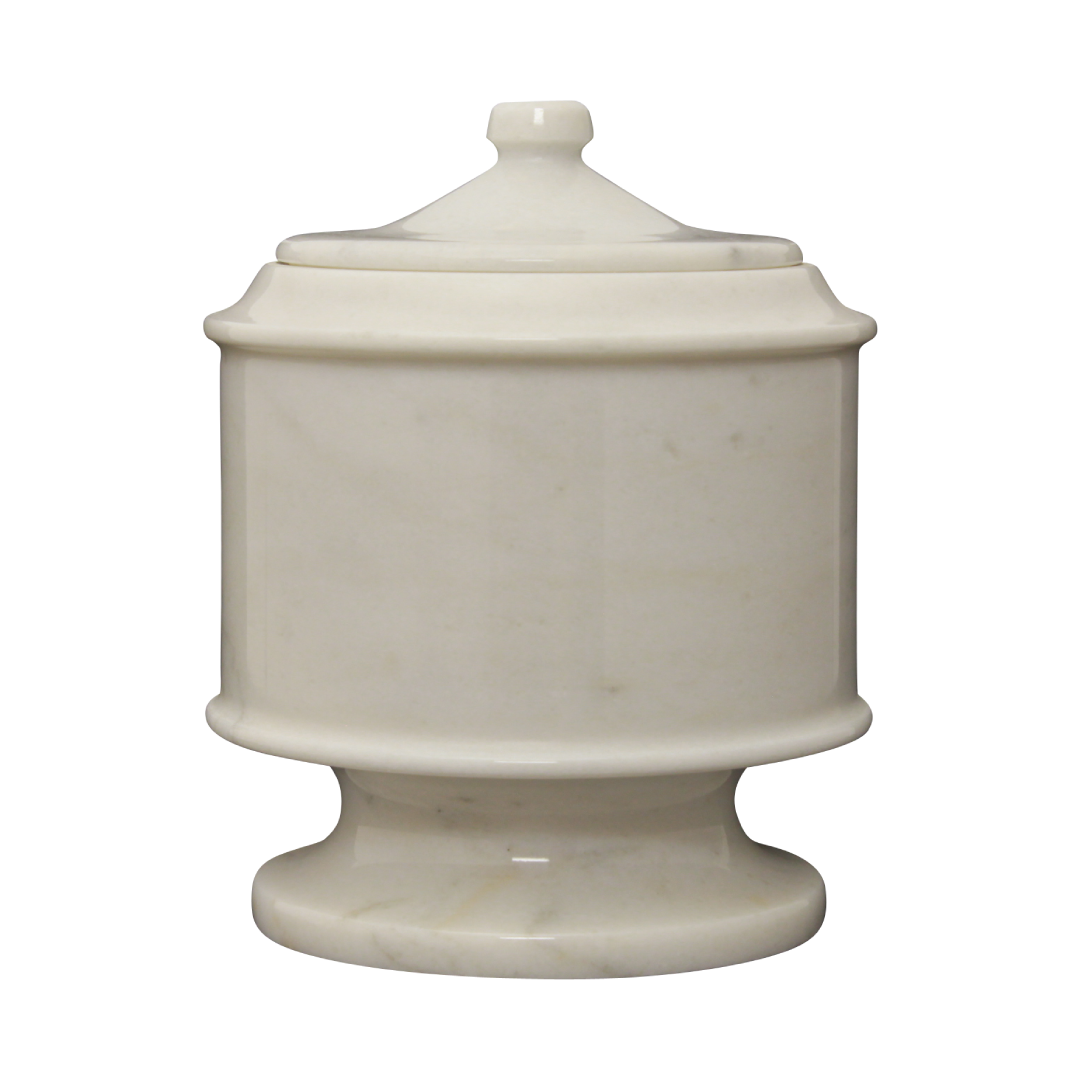 Lasting Tribute Antique White Pet Urn