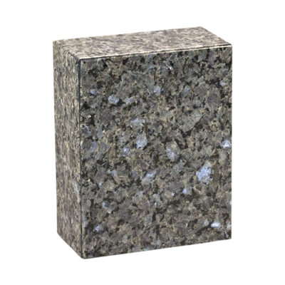 Eternity Blue Pearl Granite Rectangle Urn
