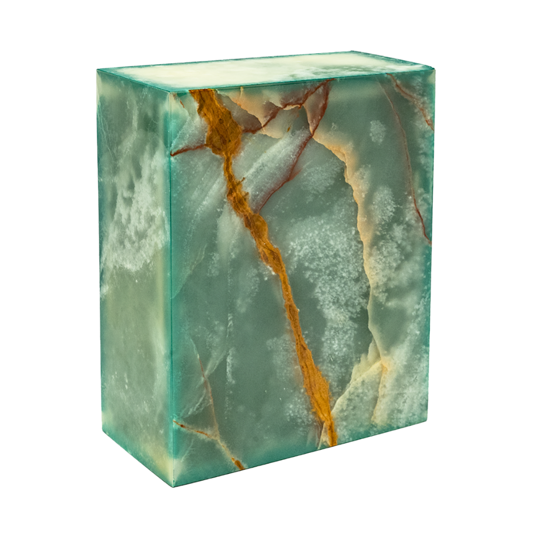 Eternity Onyx Emerald Rectangle Urn