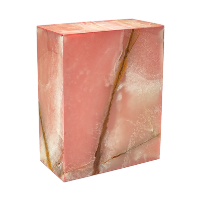 Eternity Onyx Pink Pearl Rectangle Urn