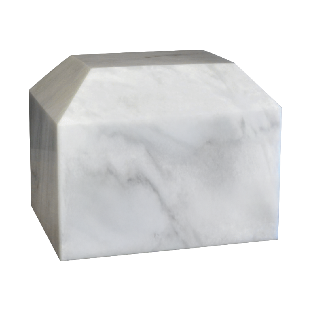 Summit Antique White Box Urn