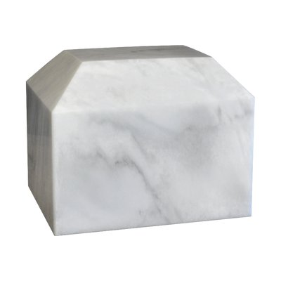 Summit Antique White Box Urn