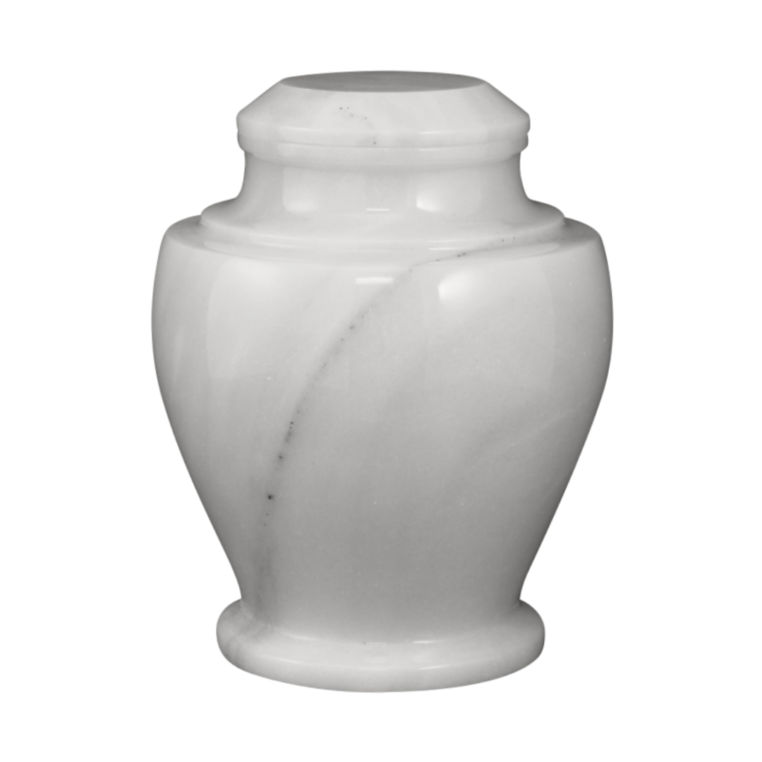 Carpel Antique White Adult Urn
