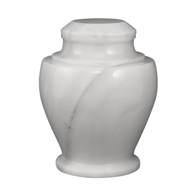 Carpel Antique White Adult Urn