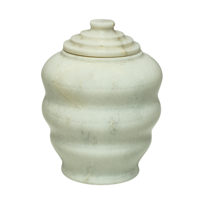 Fuji Antique White Pet Urn