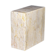 Sand Rectangle Cameo marble cremation urn with polished beige natural stone, subtle veining, and rectangular design