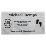 Temporary Grave Marker (Antique White)