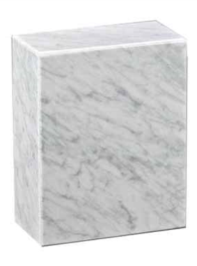 Eternity Antique White Rectangle Urn