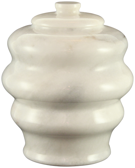Fuji Antique White Pet Urn