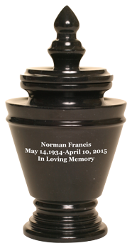 Trophy Ebony Keepsake Urn